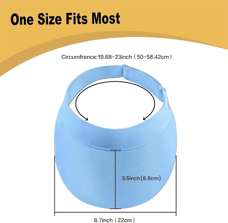 Wander Running Sun Visor Hats Wide Brim UV Protection Sports Golf Tennis Elastic Band Mesh Cap for Women - Image 3